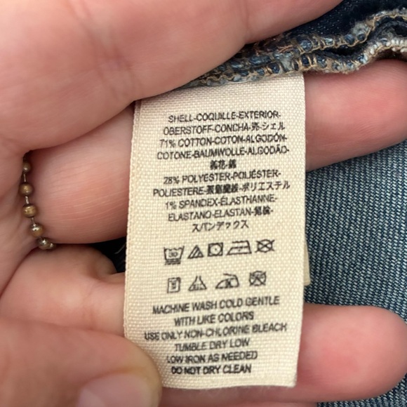 Free People Brady Medium Light Wash Denim Suspender Overalls 27 - Picture 14 of 16